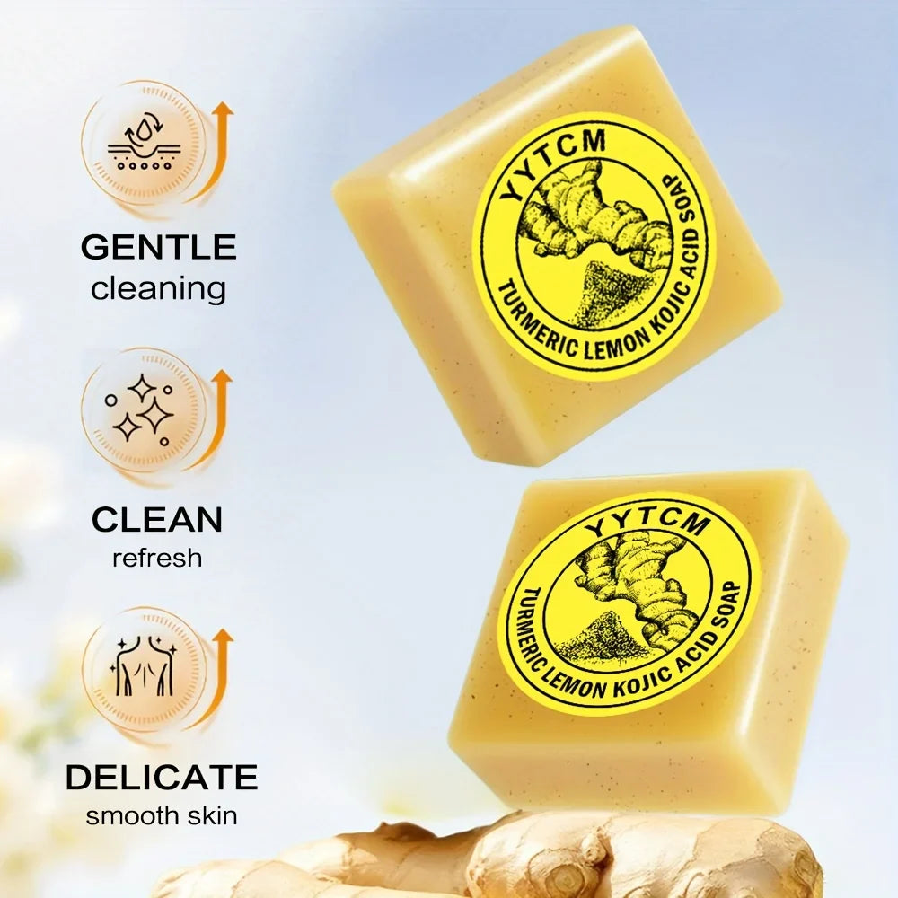 Turmeric Lemon Kojic Acid Exfoliating Scrub Soap 65g