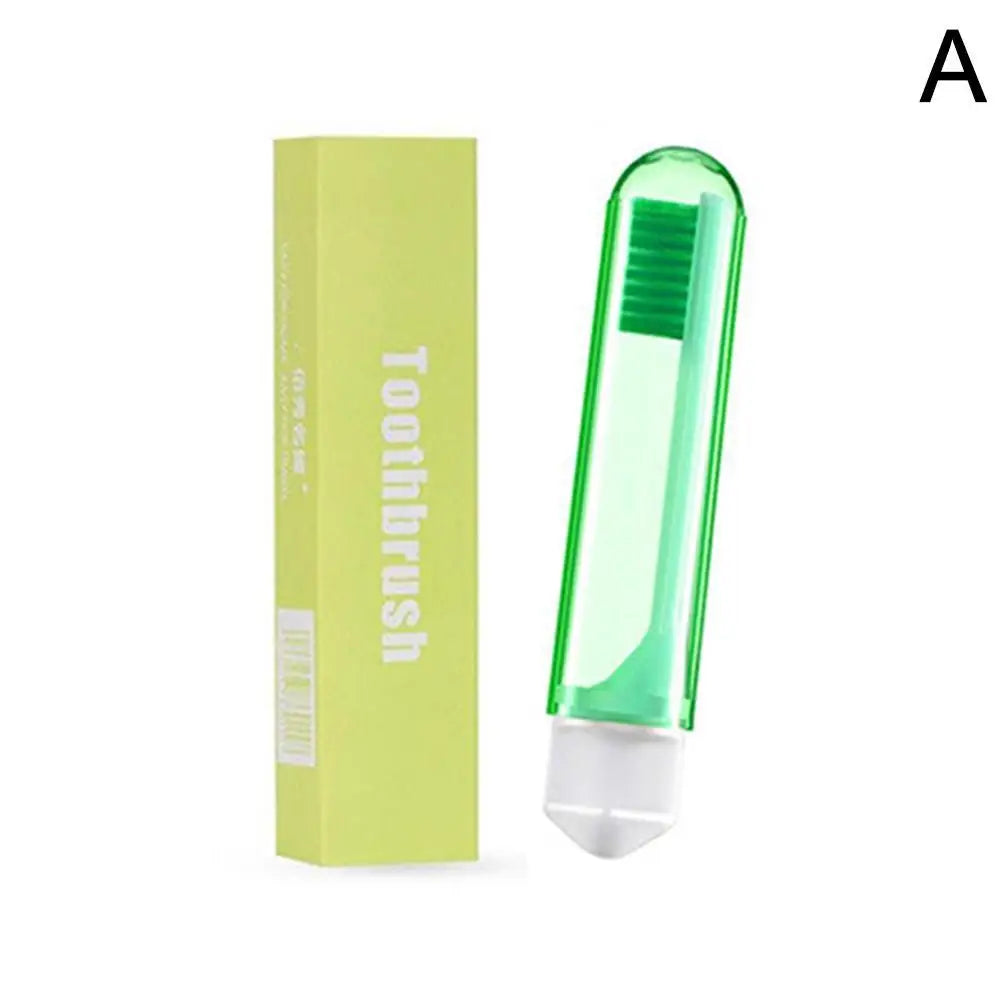 Portable Folding Toothbrush for Travel and Outdoor Use Peaceful Pleasures Health and Wellness A
