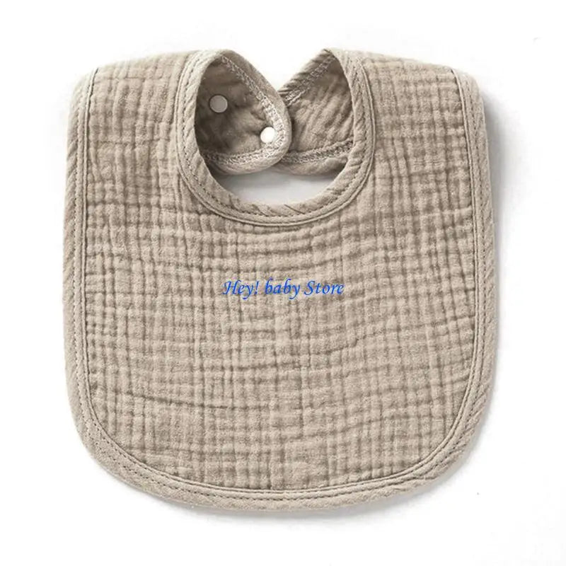 Baby Drool Bibs 4-Layer Cotton Gauze Bandana Burp Cloth
