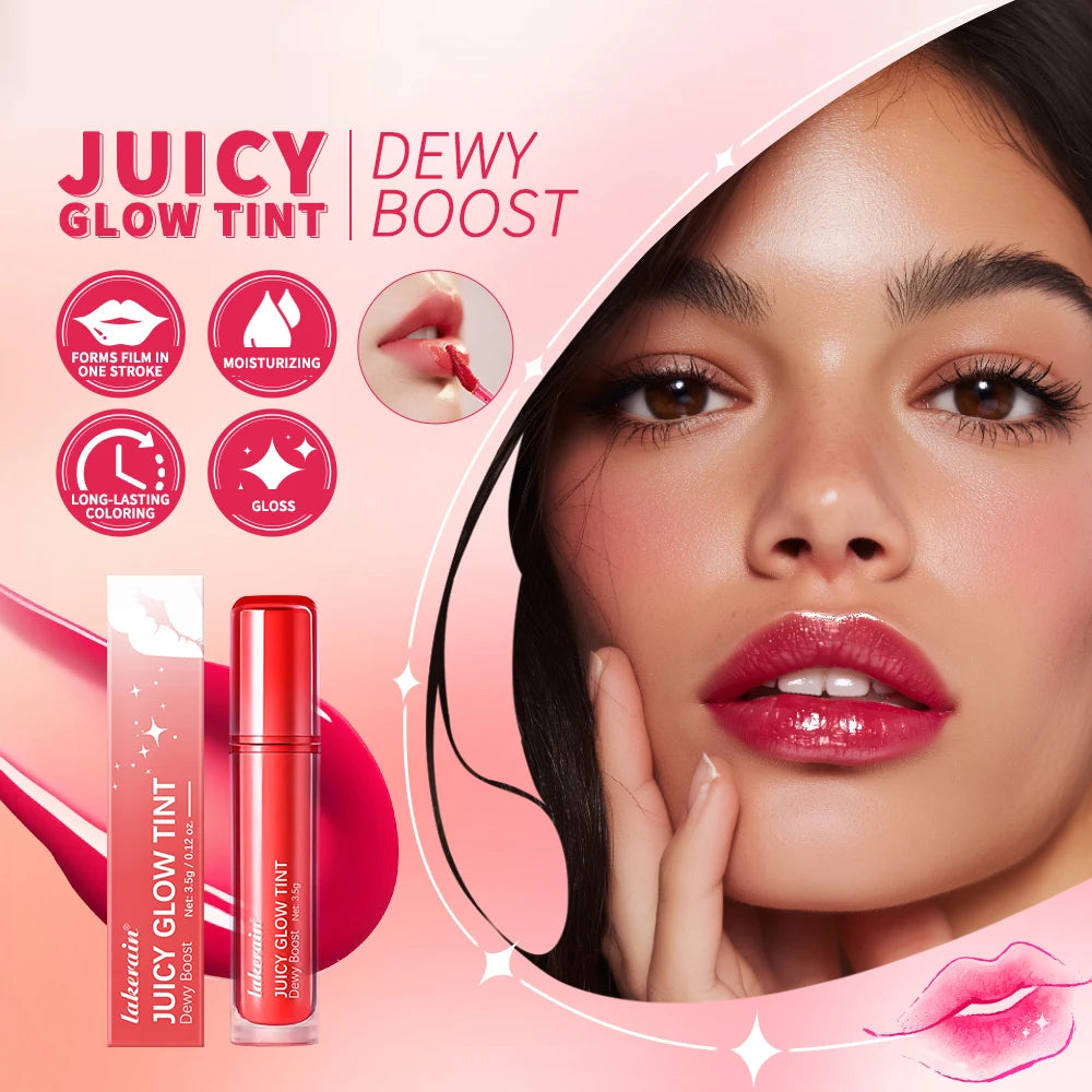 Waterproof Lip Gloss Long Lasting Moisturizing Halo Dyeing Mirror Glass Shine Color Cosmetics Care Oil Plumper Peaceful Pleasures Health and Wellness