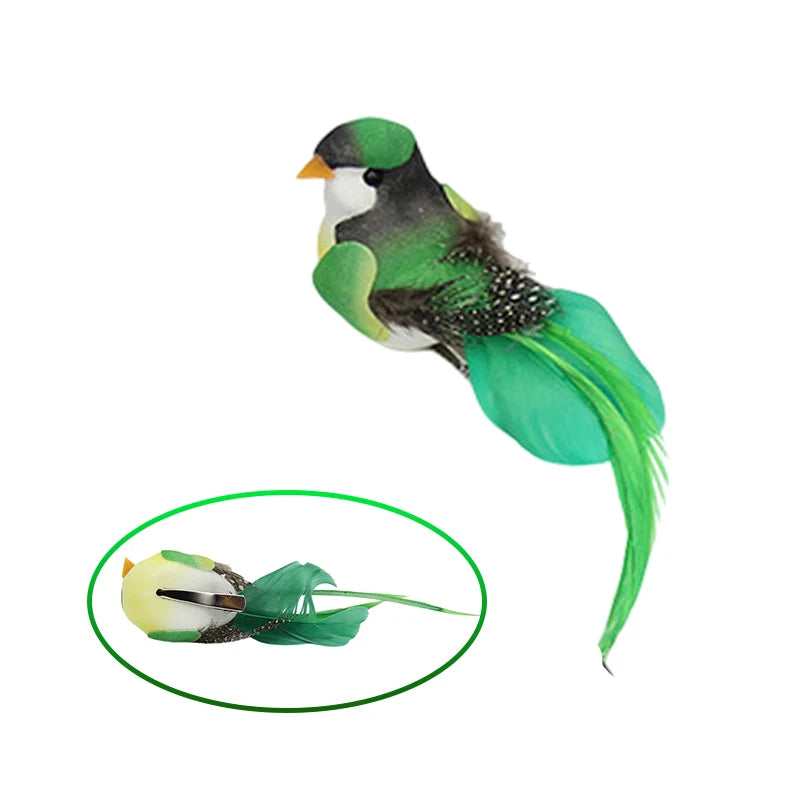 Artificial Simulation Bird Figurine | DIY Home & Garden Decor