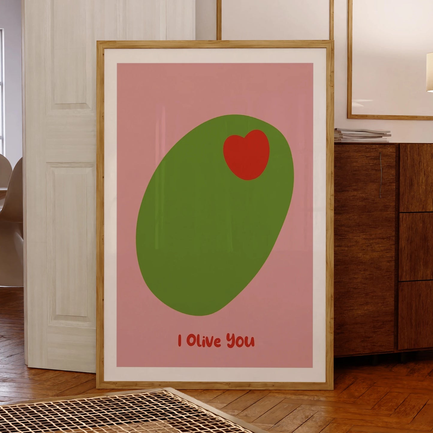 Green Olives Canvas Wall Art Print | Kitchen & Home Decor