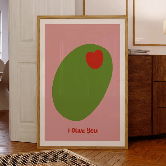 Green Olives Canvas Wall Art Print | Kitchen & Home Decor Canvas Wall Art Peaceful Pleasures Health and Wellness