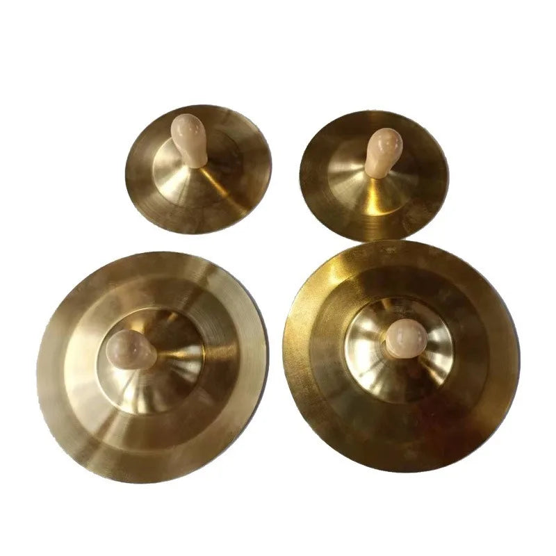 Hand Percussion Copper Cymbals Children Musical Instrument Education