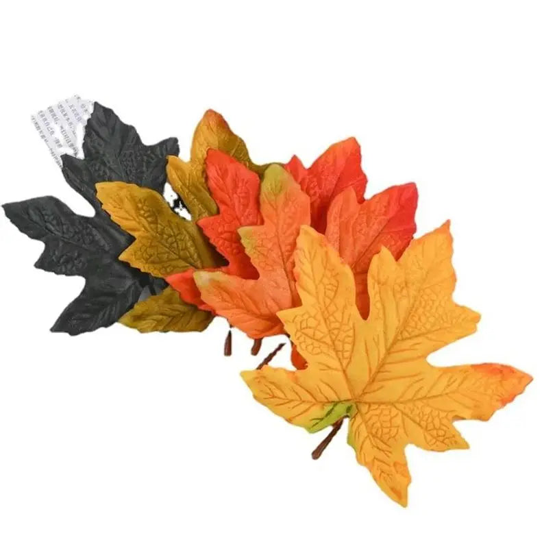 Artificial Silk Maple Leaves 20/40 Pcs | Fall Autumn Decor