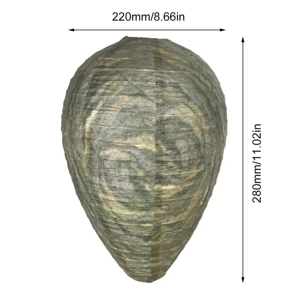 Hanging Wasp Nest Decoy | Eco-Friendly Paper Beehive Deterrent
