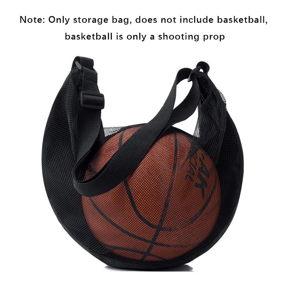 Single Shoulder Crossbody Basketball Bag Portable Storage Student