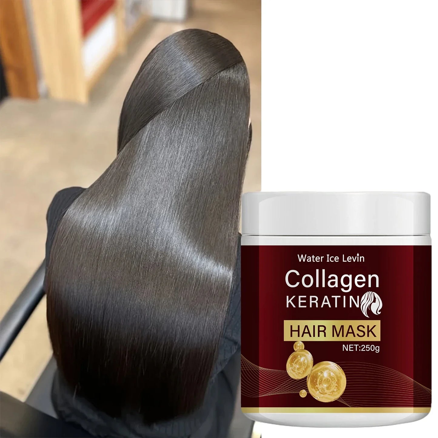 Collagen Keratin Hair Mask with Argan Oil – Repairs & Hydrates