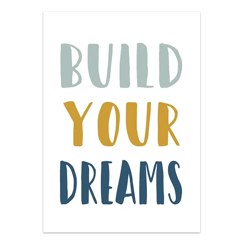 Cartoon Construction Vehicles Canvas Wall Art | Boys Nursery
