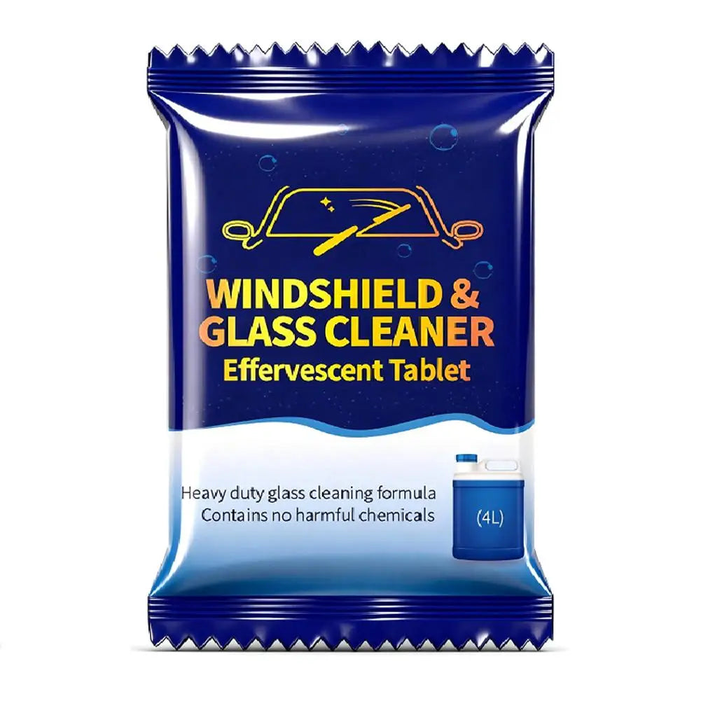 Car Windshield Glass Concentrated Washer Tablets Car Effervescent Washer Fluid Wiper Glass Solid Cleaning Tablets For Car Window Peaceful Pleasures Health and Wellness