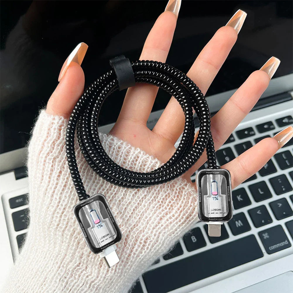 Emoji TPU Cable Protector for iPhone 15 14 13 | PD Fast Charge