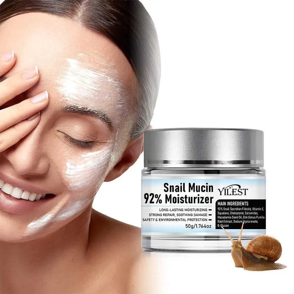 LAIKOU Snail Face Cream Hyaluronic Acid Moisturizer 25g/50g
