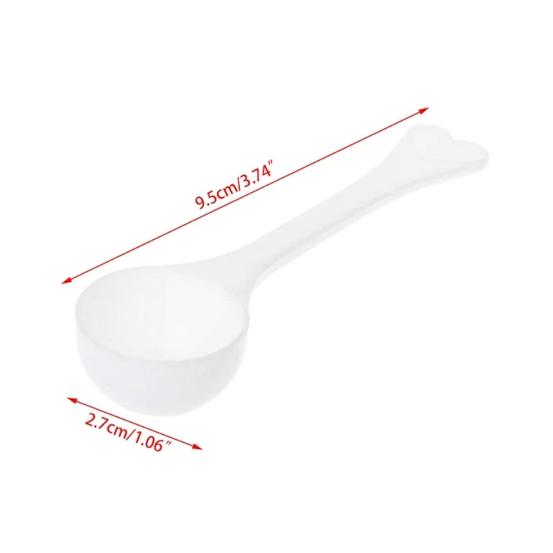 Measuring Spoon Coffee Protein Milk Powder Scoop Spoon Kitchen Tools Milk Powder Spoon Plastic Protein Powder Quantitative Spoon Peaceful Pleasures Health and Wellness 3g