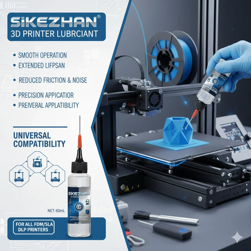 3D Printer Lubricant Grease & Oil – Rails, Bearings & Screws