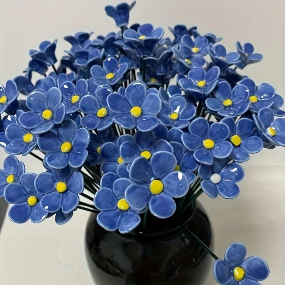 Ceramic Bee Watering Station Flower Garden Decor Set of 3