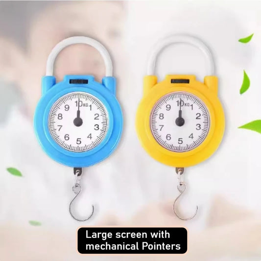 10kg Portable Hanging Scale | 0.1g Precision, No Battery Portable Hanging Scale Peaceful Pleasures Health and Wellness