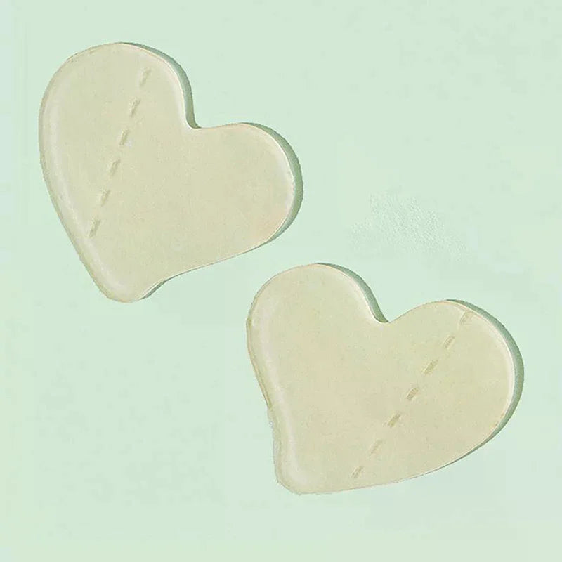 Heart-Shaped Elf Ear Support Stickers Invisible Ear Corrector Earlobe Support Patches Elf Ear Makeup V-Face Stickers Easy Use Peaceful Pleasures Health and Wellness