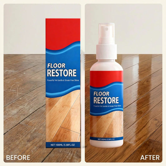 Wood Floor Restorer Professional Repair Cleaner Scratch Removal Wood Floor Spray for Tile Laminate Stone Living Room Kitchen Peaceful Pleasures Health and Wellness