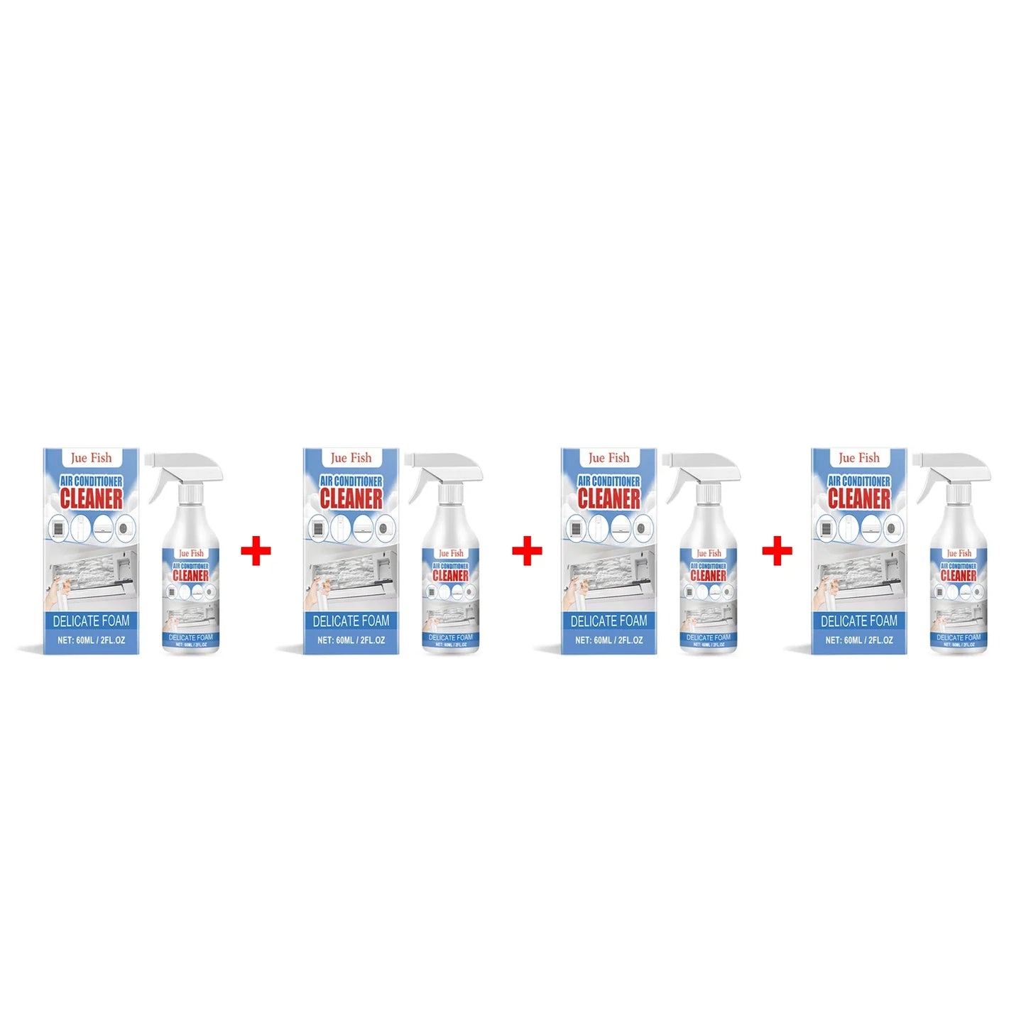 Jue-Fish 60ml AC Foam Cleaner Spray – Coil & Condenser Cleaner