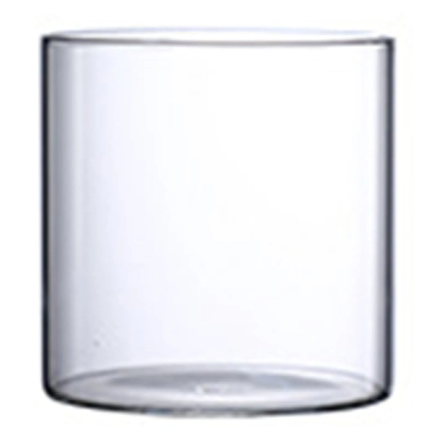 Hydroponic Flower Vase Modern Small Cylinder Flower Centerpiece Vases for Home Office Wedding Table Peaceful Pleasures Health and Wellness 8x8cm