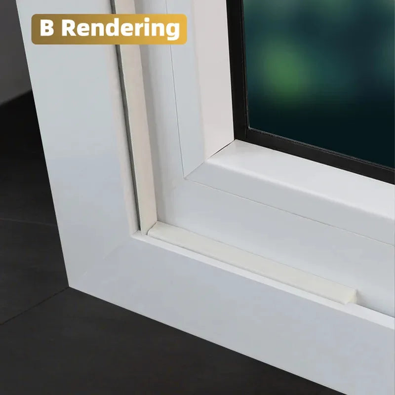 Special Seal Strip for Plastic Steel Sliding Windows - 3m Outer Seal + 3m Inner Seal + 3m Middle Gap Seal, Complete Set for Comp Peaceful Pleasures Health and Wellness