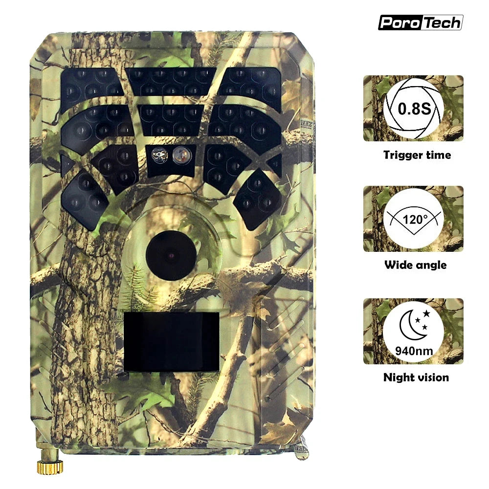 Hunting Camera Night Vision 720P 15M Wildlife Trail Cameras Tracking Infrared Hight Definition Wireless Camera Peaceful Pleasures Health and Wellness