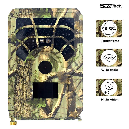 Hunting Camera Night Vision 720P 15M Wildlife Trail Cameras Tracking Infrared Hight Definition Wireless Camera Peaceful Pleasures Health and Wellness