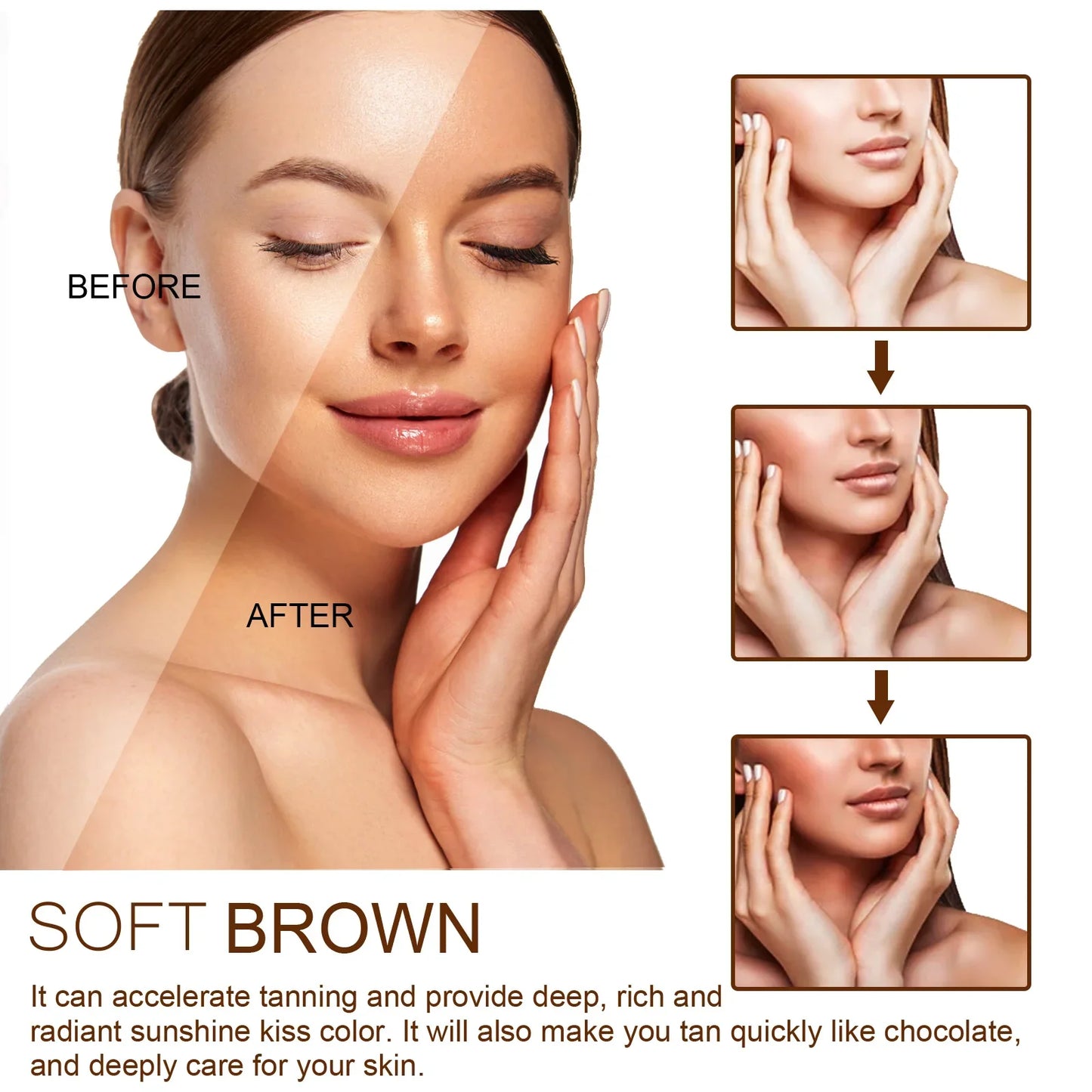Self-Tanning Cream | UV Bronzer & Sunless Tan Body Lotion