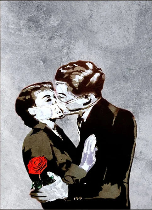 Banksy Game Changer Nurse Tribute Poster Wall Art Canvas Painting Living Room Pictures Bedroom Office Cuadros Home Decoration Peaceful Pleasures Health and Wellness 06 30x40cm Unframed