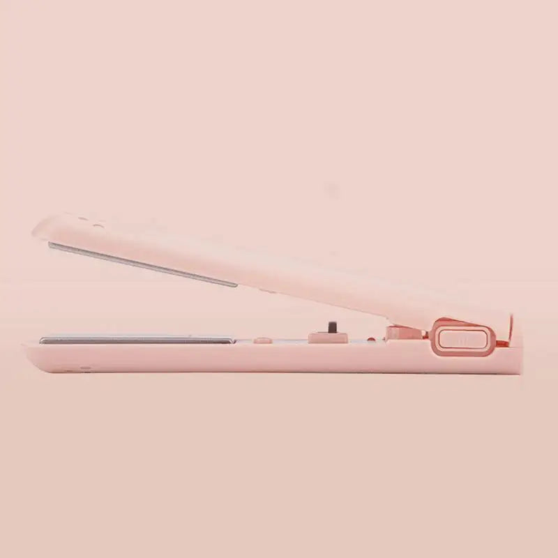 2-in-1 Mini Curling Iron & Straightener | Portable Travel