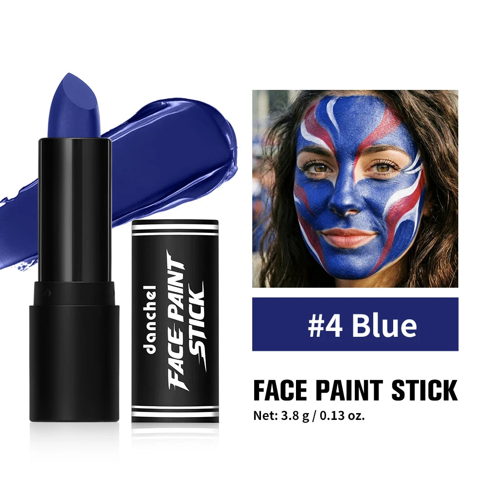 Face Body Paint Stick Eye Black Softball Football Baseball Sports Non-Toxic Hypoallergenic for Halloween SFX Makeup Cosplay Jok Peaceful Pleasures Health and Wellness 4Blue