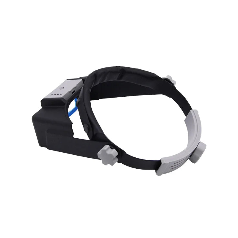Magnifying Glasses Head Mounted Usb Charging with 4Led Lights for Battery Display, High-Definition Reading Gifts Peaceful Pleasures Health and Wellness