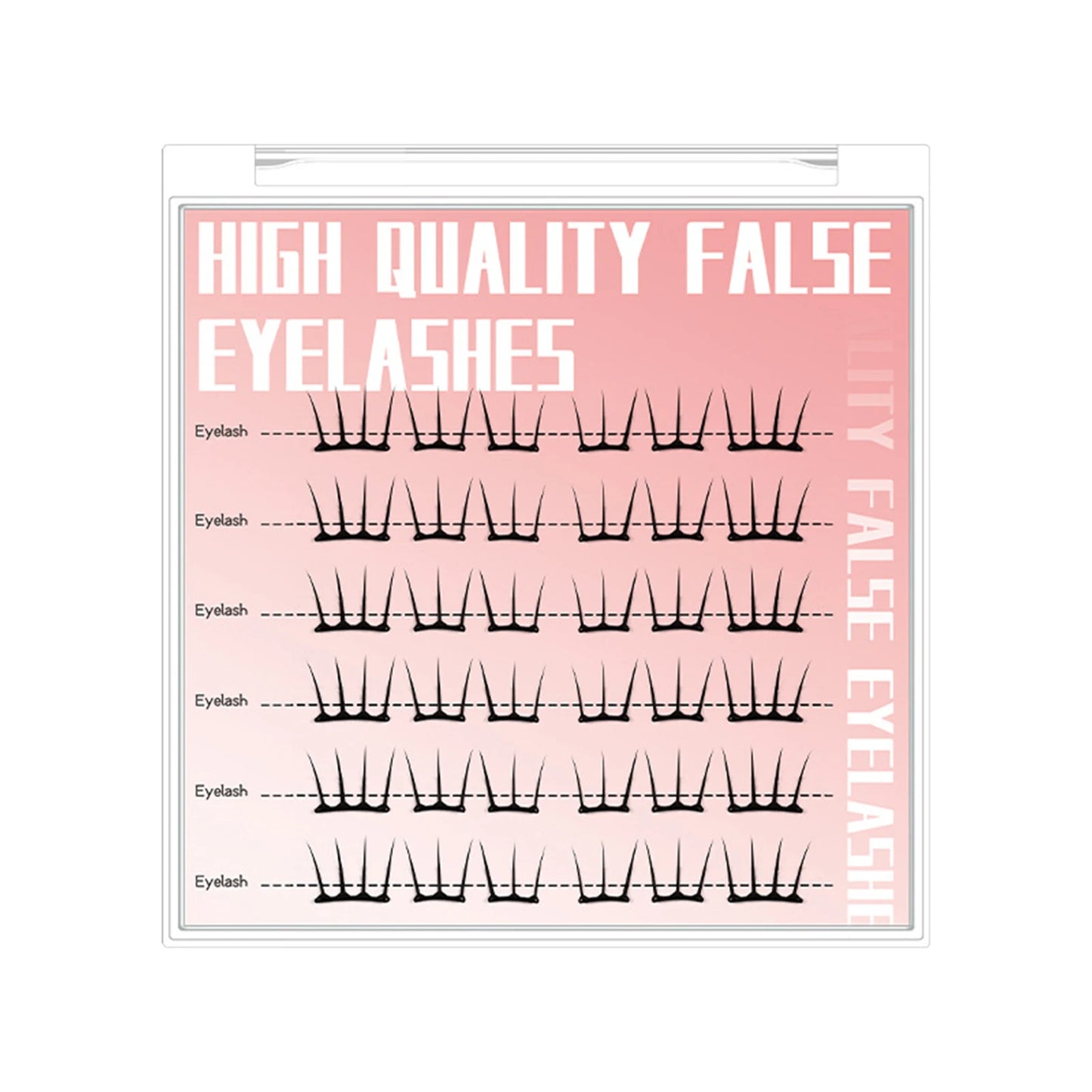 Korean Women's Group Wispy False Eyelashes Cute Cat Paw Eyelash Extension Natural Make Up Large Capacity Idol Manga Lash Cluster Peaceful Pleasures Health and Wellness