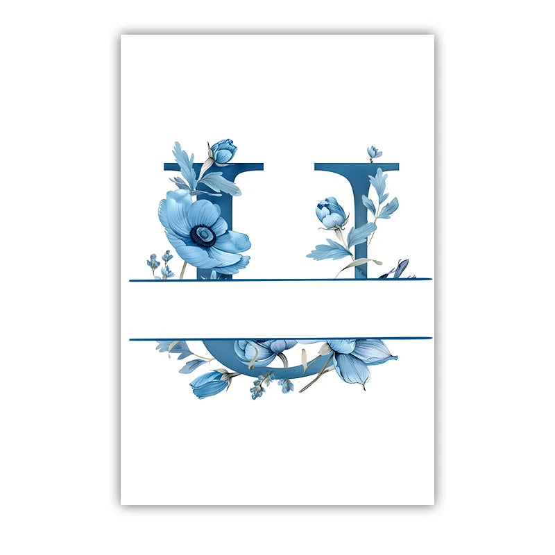 Custom Name Nursery Wall Art | Nordic Animal Canvas Print