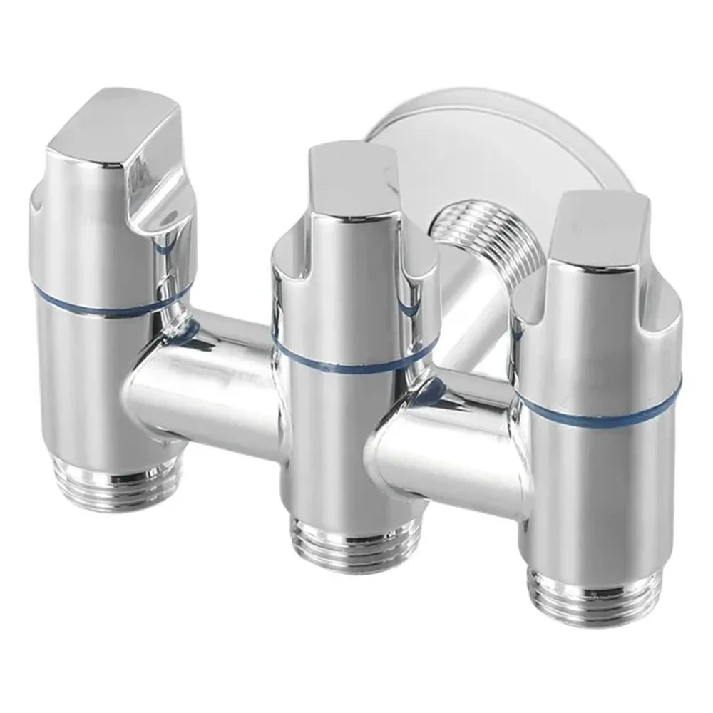 3-Way Angle Valve Multifunctional Diverter | Water Flow Control