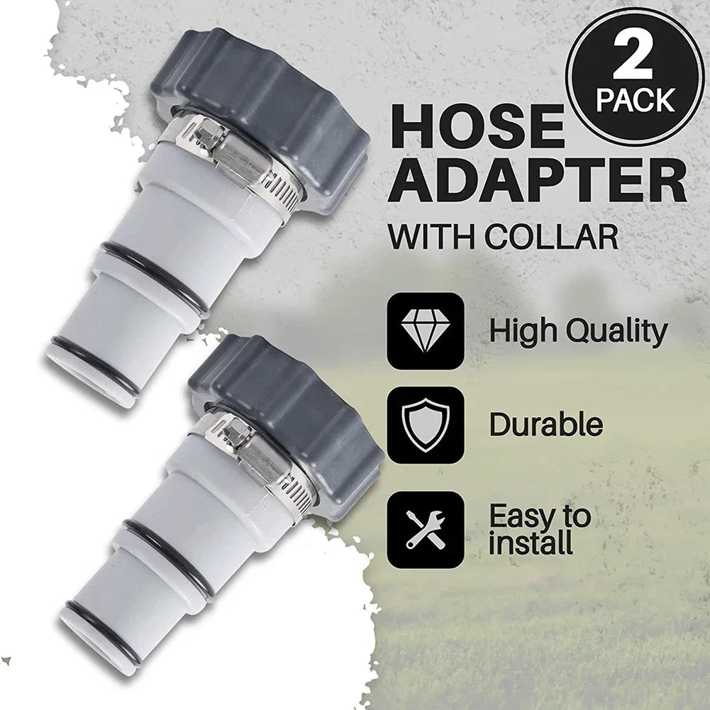 Pool Hose Adapter Kit for Intex Filter Pumps – Secure Fit Peaceful Pleasures Health and Wellness