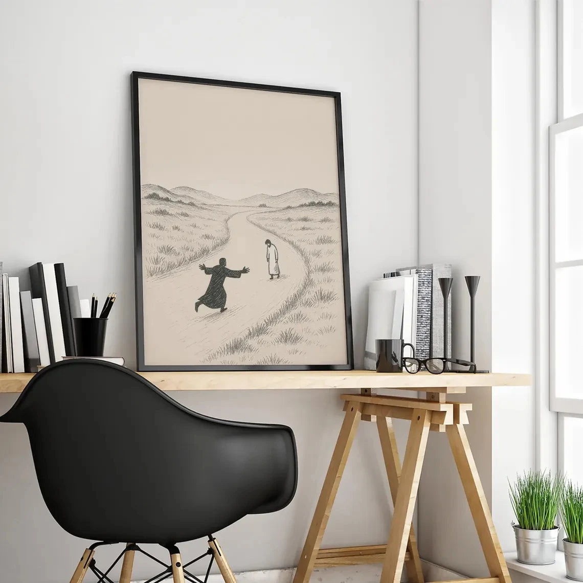 Prodigal Son Christian Canvas Wall Art | Forgiveness Poster