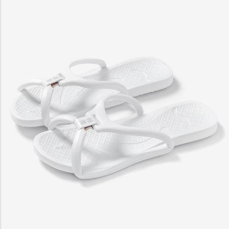 JPNTKY Foldable Beach Flip-Flops | Travel Slippers Men Women