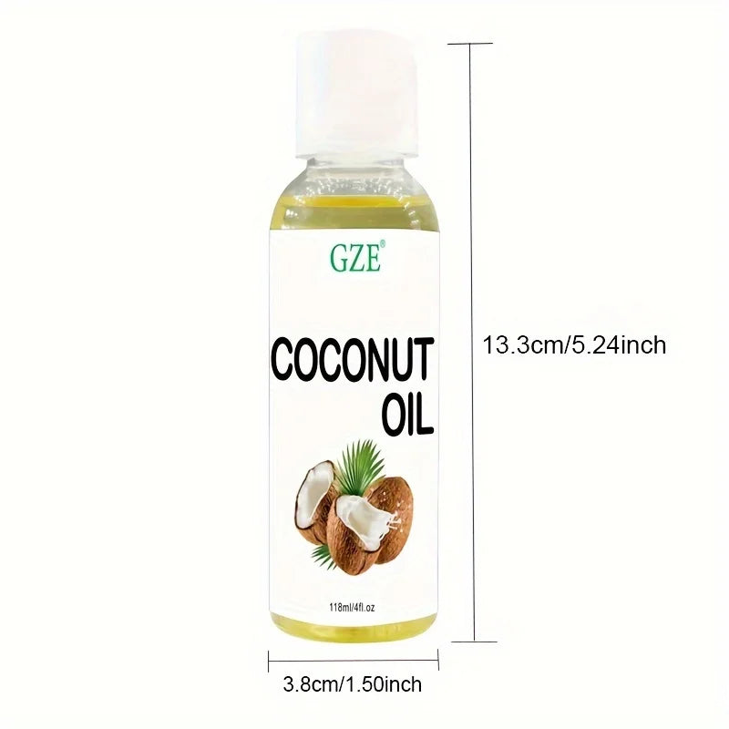 GZE Fractionated Coconut Oil | Carrier & Massage Oil 118ml Carrier Oil Peaceful Pleasures Health and Wellness GZE079
