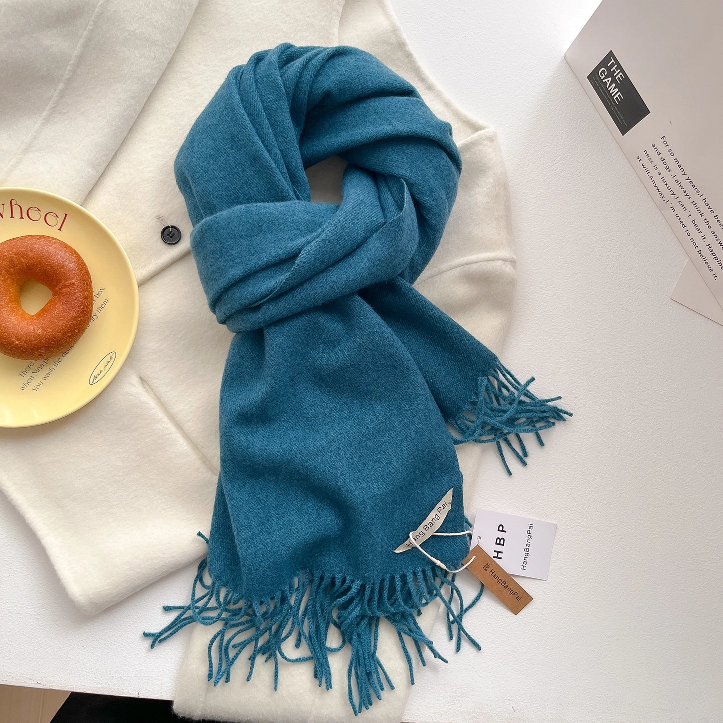 Women's Long Knit Winter Scarf – Shawl Wrap & Pashmina