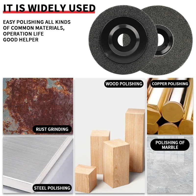 5-inch Nylon Fiber Polishing Wheel Suitable Metal Rust Removal