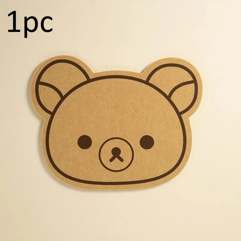 Cute Bear Pin Board – Wall Mounted Bulletin Board for Kids