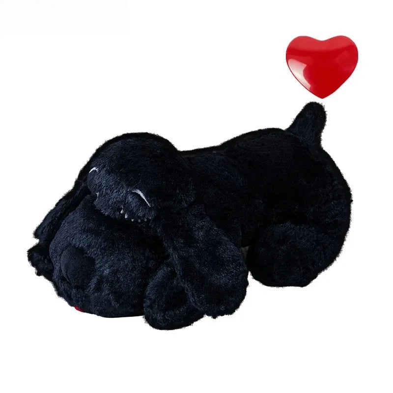 Pet Soft Comfort Toy Dog Anxiety Companion Sleep Simulation Heartbeat Plush Small Dog Golden Retriever Simulation Practical New Peaceful Pleasures Health and Wellness