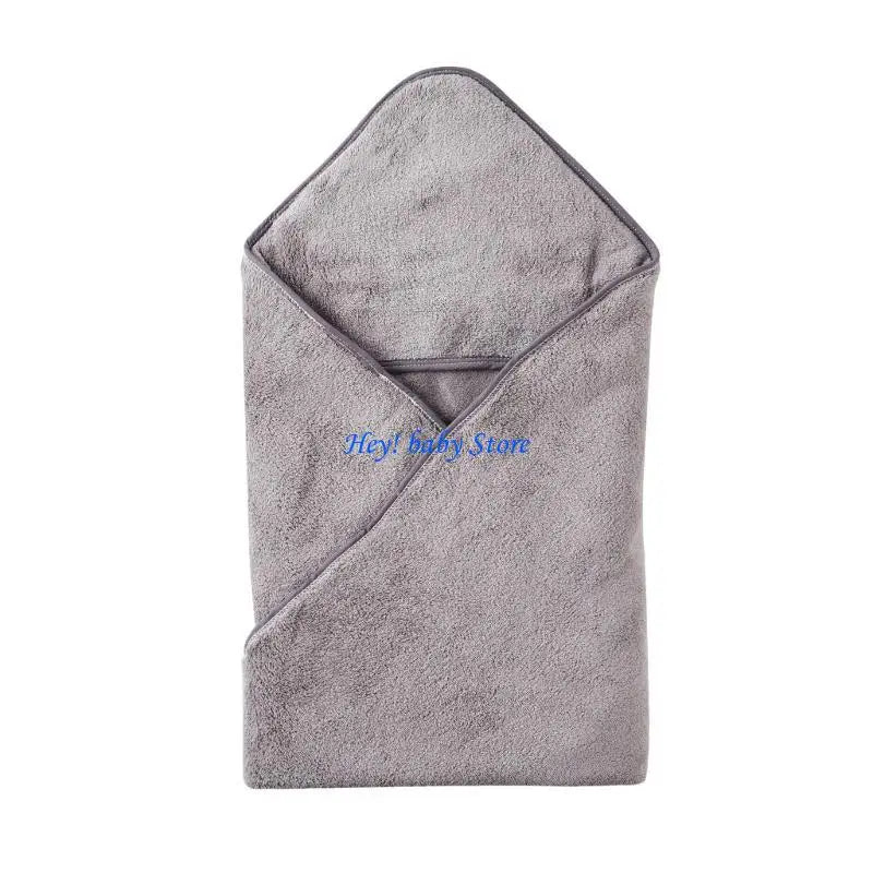 Hooded Baby Bath Towel | Soft Coral Fleece Newborn & Toddler