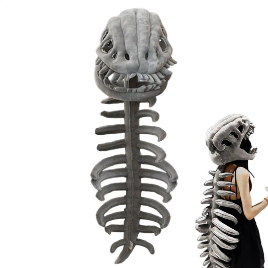 Dinosaur Skeleton Plush Costume | Kids & Adults Halloween Cosplay Dinosaur Costume Set Peaceful Pleasures Health and Wellness