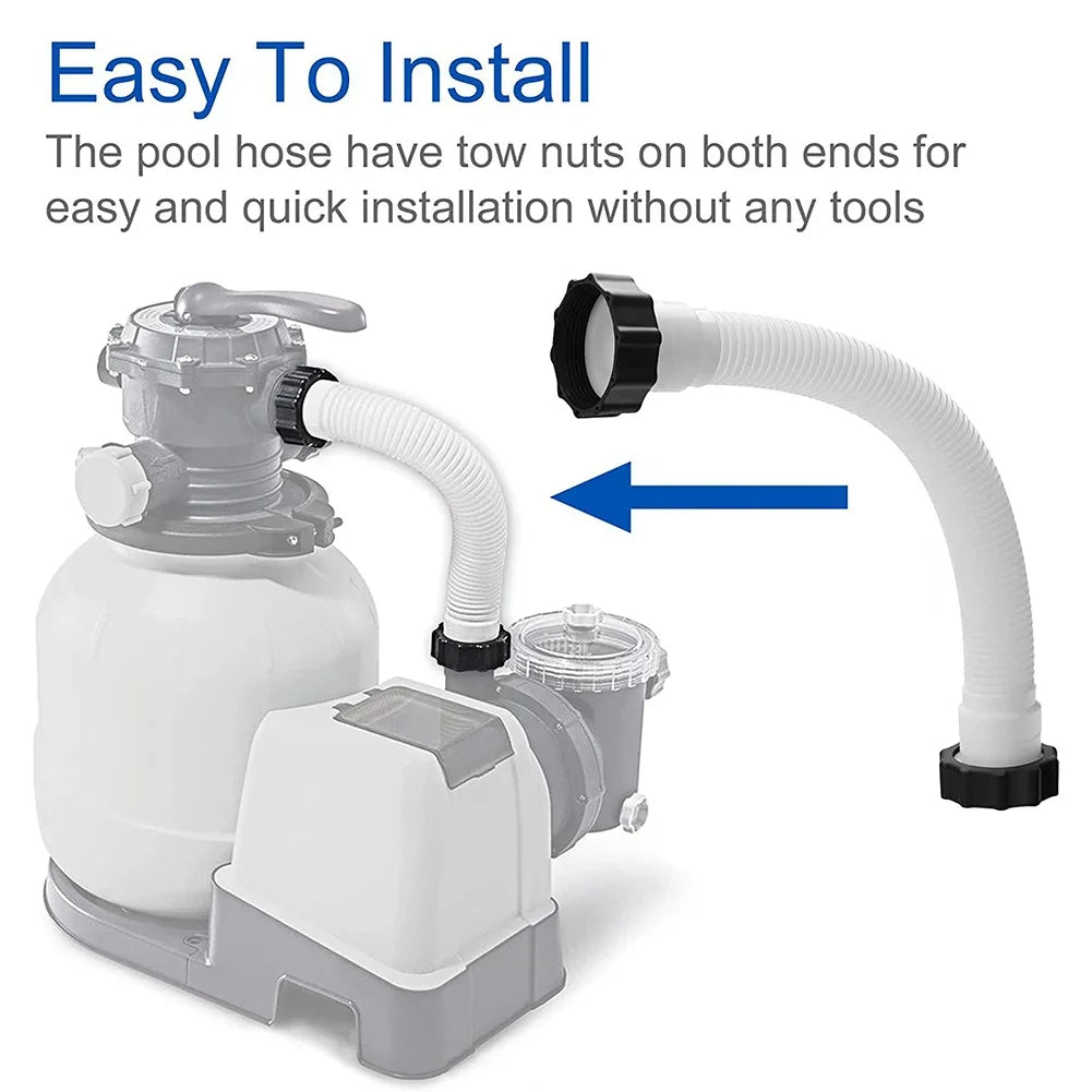 Filter Pump Hose Pool Hose 16 Inch Filter Flexible Pipe For Intex Garden Interconnecting Hose Outdoor Pool Equipment Parts Peaceful Pleasures Health and Wellness