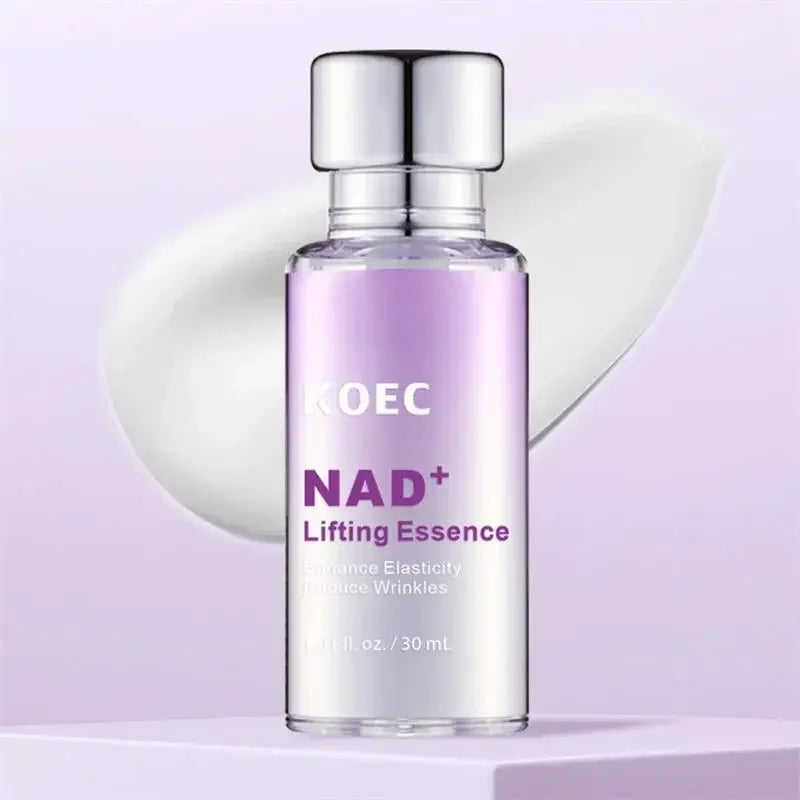 Nad+ Lifting Moisturizing Facial Essence Firms Facial Skin And Reduces Wrinkles Brightening Purple No. 9 Line Lightening Essence Peaceful Pleasures Health and Wellness Essence 30ml