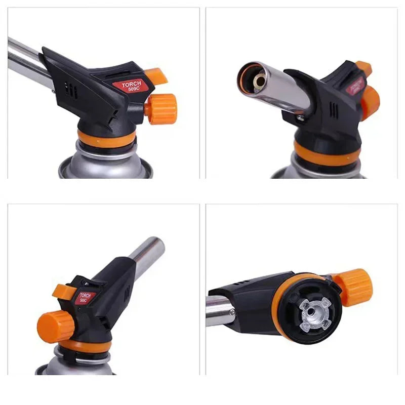 Butane Torch Lighter Auto-Ignition Flame Gun – BBQ & Camping