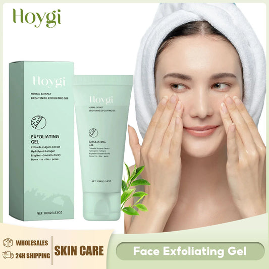 Face Exfoliating Gel Aloe Vera Exfoliating Scrub Blackhead Remover Moisturizing Nourishing Shrink Pores Exfoliating Peeling Gel Peaceful Pleasures Health and Wellness