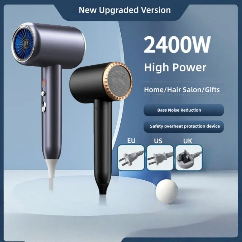 Salon Grade High-Power Hair Dryer With Cold And Hot Constant Temperature Negative Ion Hair Care, Static Sound Speed Dry Blow Dry Peaceful Pleasures Health and Wellness